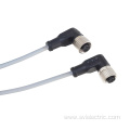 M8 Male Straight to M12 Female Angle Cable